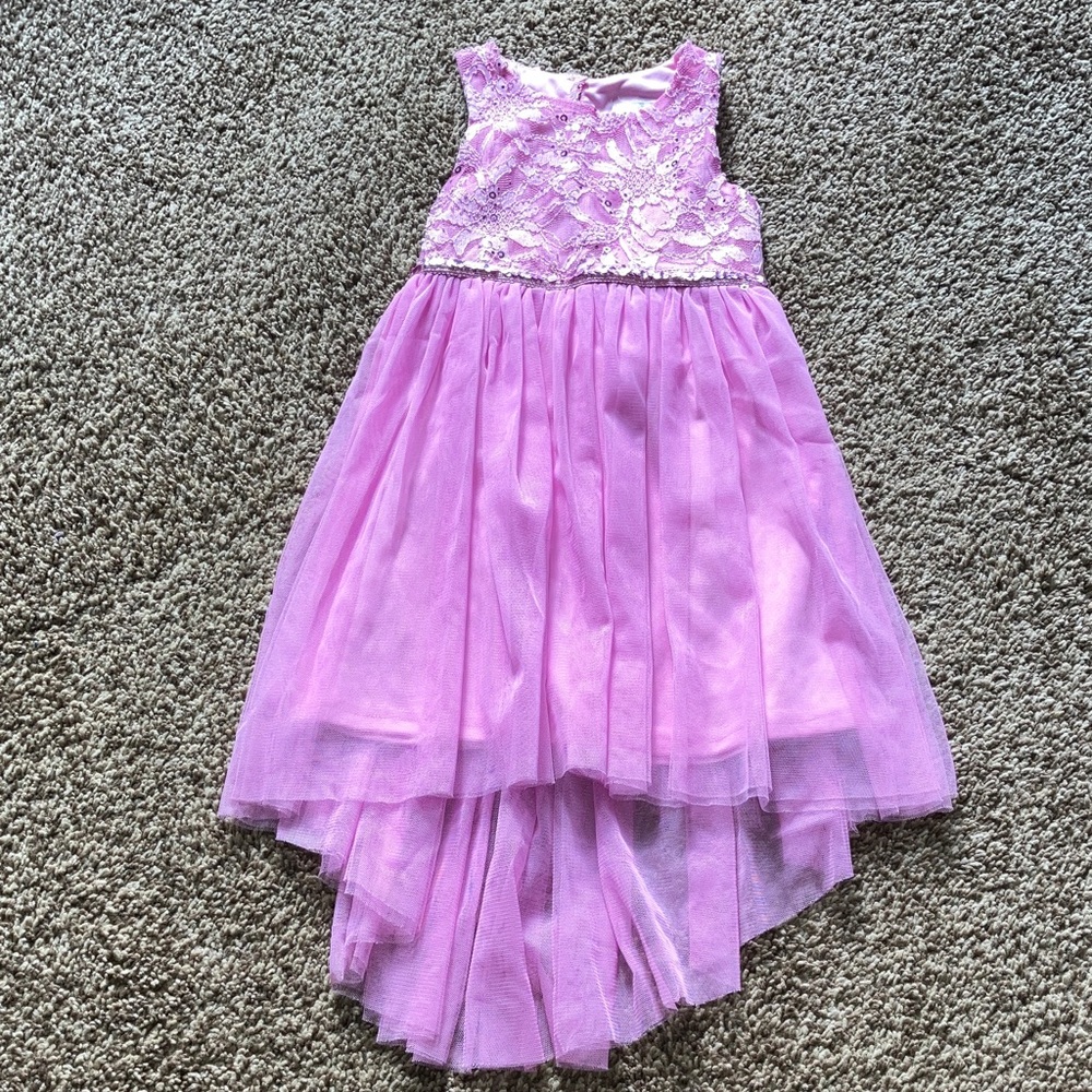 🔹4 for $30 RMLA  Pink Lace Kids Dress, Size 4